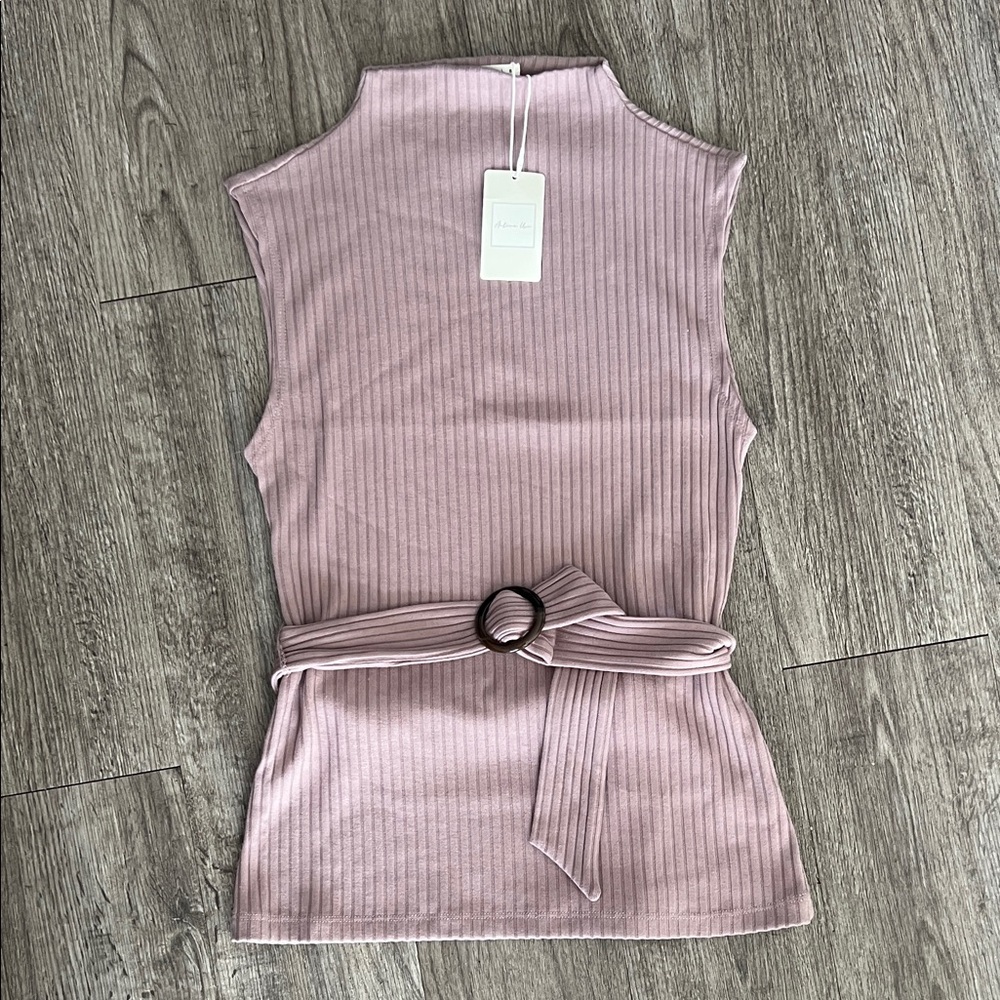 Mauve Ribbed Set - Picture 3 of 3